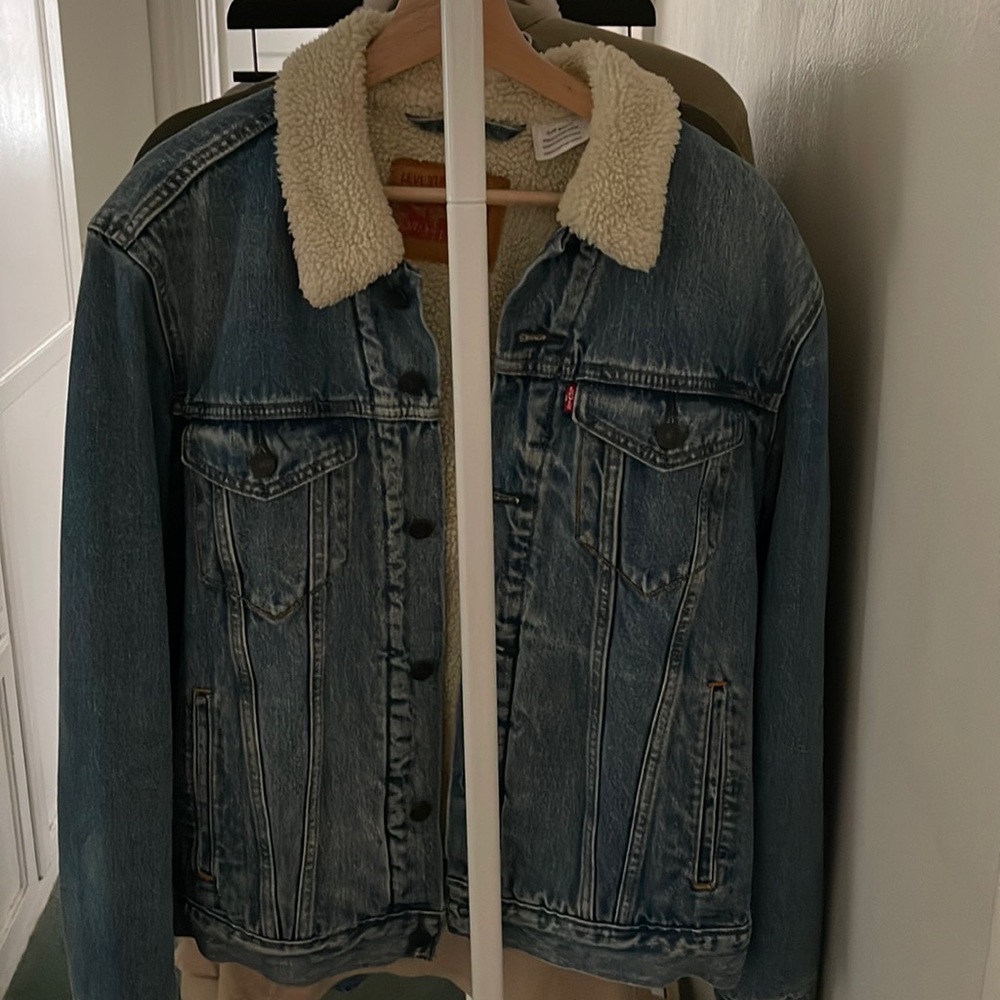 Levi’s Denim Sherpa Jacket